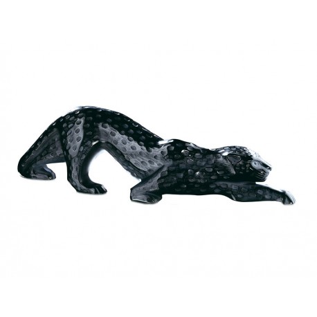 Lalique Escultura Motivo Pantera Zeila Negro-ComercializadoraZeus- 31917123