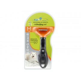 Deslanador mediano para perro Furminator naranja-ComercializadoraZeus- 1053315824