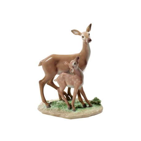Lladró Escultura Cervatillos en el Bosque-ComercializadoraZeus- 1004759211