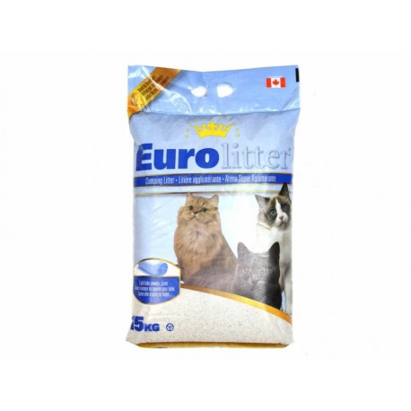 Arena para Gatos Eurolitter aroma bebé 15 kg-ComercializadoraZeus- 1053387345