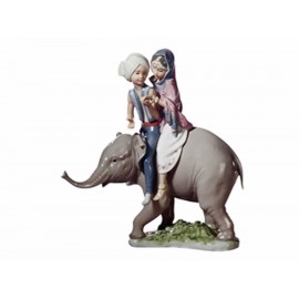Lladró Escultura Niños Hindúes Sobre Elefante-ComercializadoraZeus- 54648839