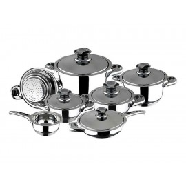 Magefesa Batería de Acero Inoxidable Ecotherm 12 Piezas-ComercializadoraZeus- 37952699