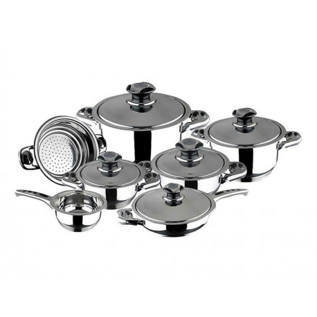 Magefesa Batería de Acero Inoxidable Ecotherm 12 Piezas-ComercializadoraZeus- 37952699