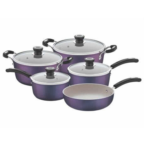 Batería de cocina Skye Tramontina 9 piezas morado-ComercializadoraZeus- 1057518053