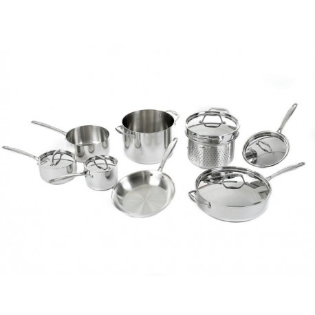 Tramontina Bateria Gourmet Tri-Ply 13 Piezas-ComercializadoraZeus- 1047765796