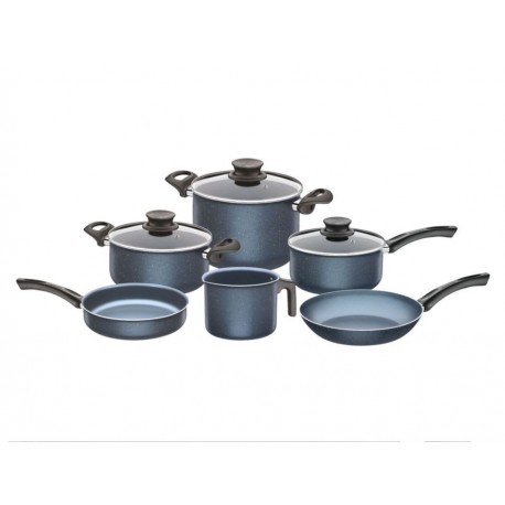 Tramontina Batería París 9 piezas Azul-ComercializadoraZeus- 1049203078
