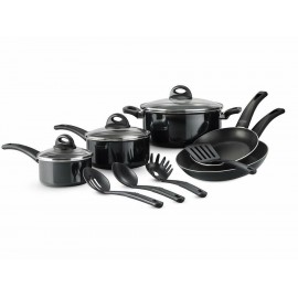 Tramontina Batería de Cocina Everyday 12 Piezas Negro-ComercializadoraZeus- 1021773961