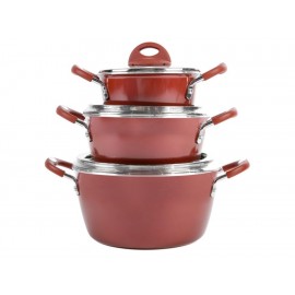 Tramontina Set de Ollas Rojo-ComercializadoraZeus- 1045340241