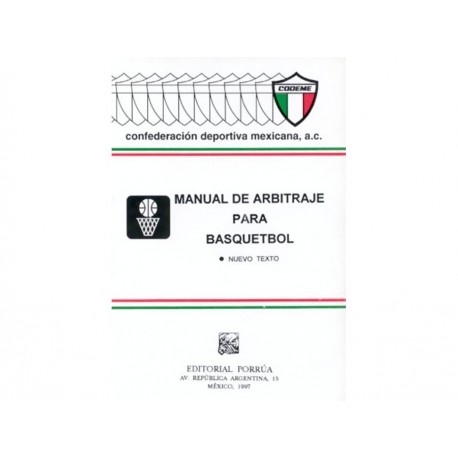 Manual de Arbitraje para Basquetbol-ComercializadoraZeus- 1038131466