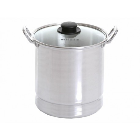 Vasconia Vaporera con Tapa de Vidrio 22 cm-ComercializadoraZeus- 76085111