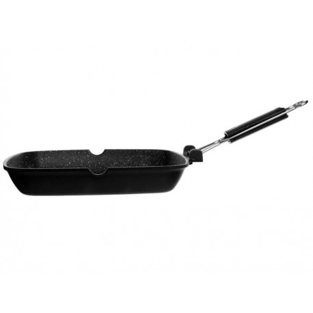 Haus Sarteén Grill 28 cm x 28 cm La Grigliatutto Negro-ComercializadoraZeus- 1048943035
