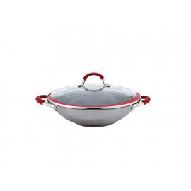 Chef Oropeza Sartén Wok Acero Inoxidable al Natural-ComercializadoraZeus- 1052912161