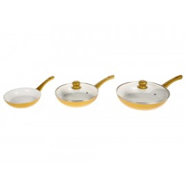 Cerafit Set de Sartenes Dorado-ComercializadoraZeus- 1048650542