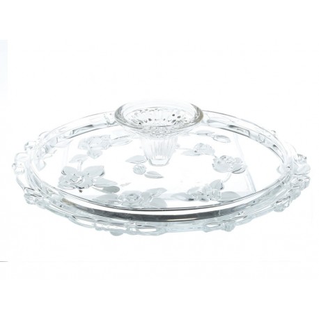 Walter Glass Platón para Tarta con Pie Georgina Satin Transparente-ComercializadoraZeus- 1028992471