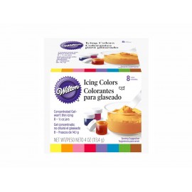 Wilton Colorantes para Glaseados 8 piezas-ComercializadoraZeus- 1044998463