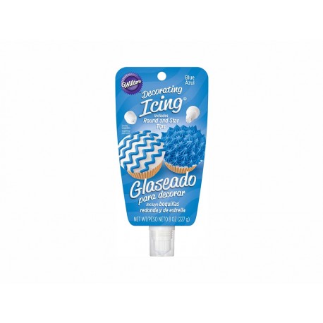 Wilton Glaseado Bolsa con Boquilla Azul Real-ComercializadoraZeus- 1044998447
