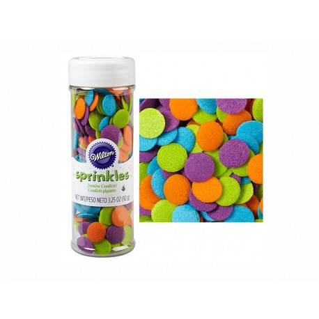 Wilton Confeti Jumbo de Colores-ComercializadoraZeus- 1044998552