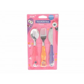Tramontina Set de Cubiertos Monsterkids para Niña-ComercializadoraZeus- 1029032862