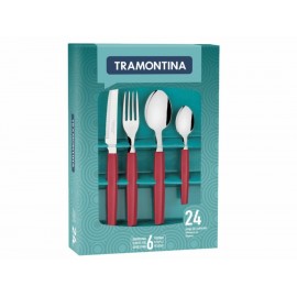 Juego de cubiertos Tramontina rojo-ComercializadoraZeus- 1057518096