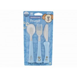 Tramontina Set de Cubiertos 3 Piezas para Niño My Bestfriend-ComercializadoraZeus- 1029032897