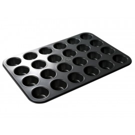 Molde para Mini Muffins Belle Cuisine Negro-ComercializadoraZeus- 1006324653