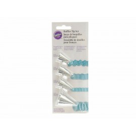 Wilton Juego de Duyas para Decorado de Rufles-ComercializadoraZeus- 1038589071