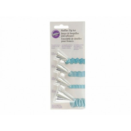 Wilton Juego de Duyas para Decorado de Rufles-ComercializadoraZeus- 1038589071