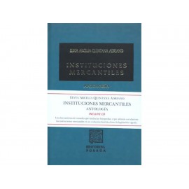 Instituciones Mercantiles Antologia con CD-ComercializadoraZeus- 1037980516