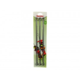 Metaltex Juego de Brochetas 6 Piezas Acero-ComercializadoraZeus- 6236146