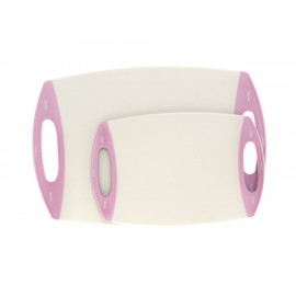 Dulces Besos Juego de Tablas para Cortar 2 Piezas Rosa con Blanco-ComercializadoraZeus- 1032793688