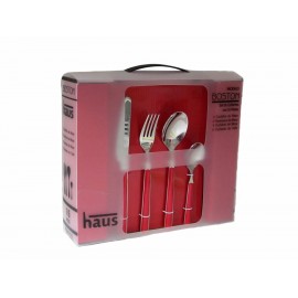 Haus Juego de Cubiertos Rojo Boston-ComercializadoraZeus- 1018447190