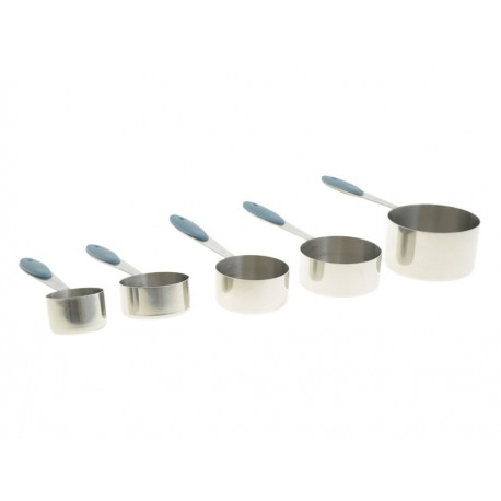 Dulces Besos Juego de Tazas Medidoras 5 Piezas Acero-ComercializadoraZeus- 1032795591