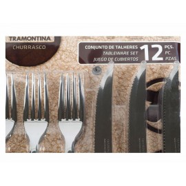 Tramontina Juego de Asado 12 Piezas-ComercializadoraZeus- 86820765
