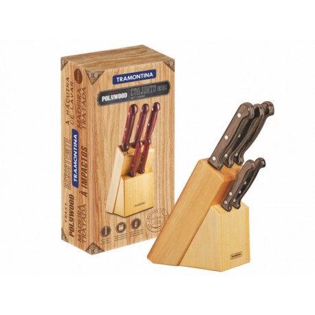 Juego de cuchillos Tramontina 5 piezas gris-ComercializadoraZeus- 1057615181