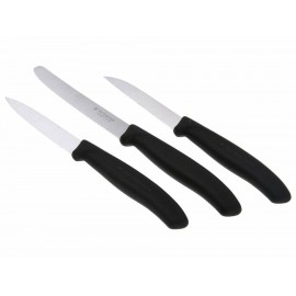 Victorinox Juego de Cuchillos 3 Piezas Negro-ComercializadoraZeus- 76312940