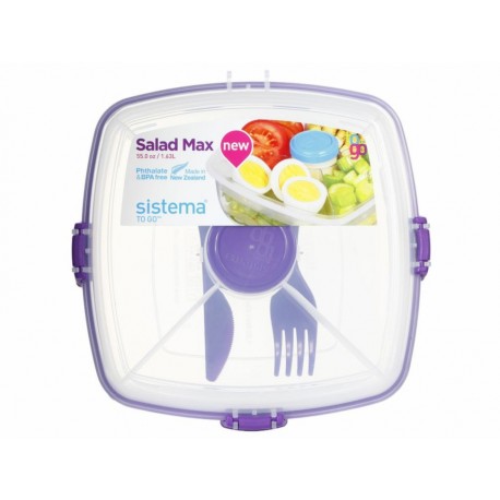 Sistema Contenedor para Ensalada Max Morado-ComercializadoraZeus- 1051678245