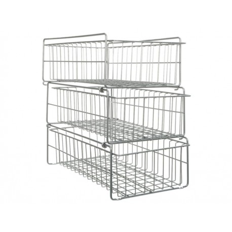 Set de Canastas Metaltex gris-ComercializadoraZeus- 1057996168