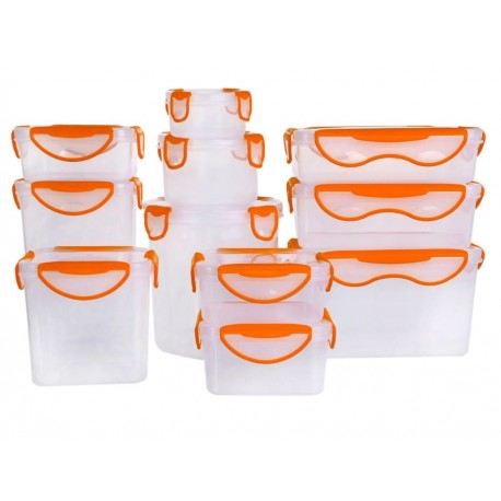 Clip Fresh Juego de 11 Contenedores Naranja-ComercializadoraZeus- 1054065066