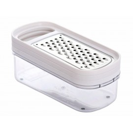 Metaltex Juego de 3 Ralladores con Recipiente Blanco-ComercializadoraZeus- 8123985