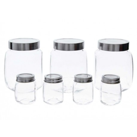 Haus Set de 7 Contenedores Gris-ComercializadoraZeus- 1052749197