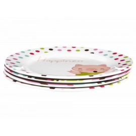 Crown Baccara Juego de 4 Platos Trinche Baby Pig-ComercializadoraZeus- 1053675367