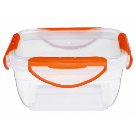 Clip Fresh Contenedor Cuadrado Naranja-ComercializadoraZeus- 1054065015