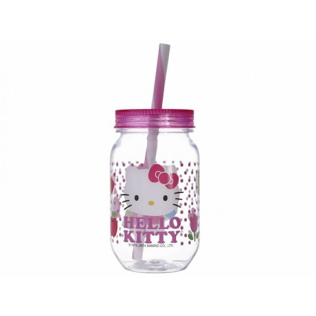 Siglo XXI Vaso con Popote Hello Kitty-ComercializadoraZeus- 1040044996