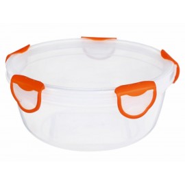 Clip Fresh Contenedor Redondo Naranja-ComercializadoraZeus- 1054065007