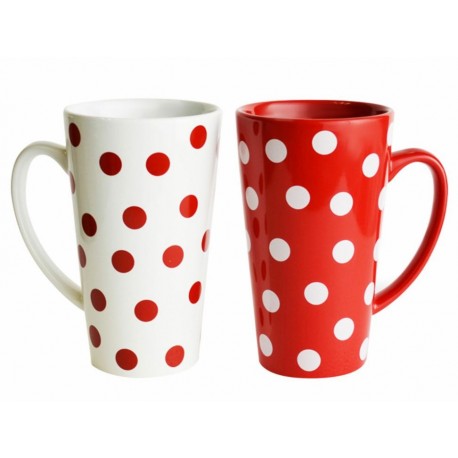 Set de tazas coffee dots Haus rojo-ComercializadoraZeus- 1058579234