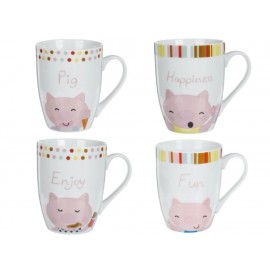 Haus Set de 4 Tazas Pigglett-ComercializadoraZeus- 1052922018