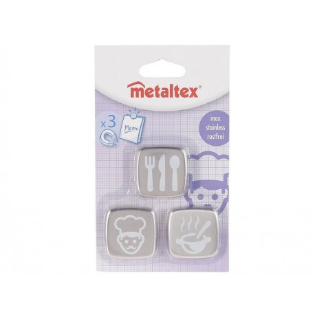 Metaltex Juego de 3 Imanes para Cocina-ComercializadoraZeus- 1042580038