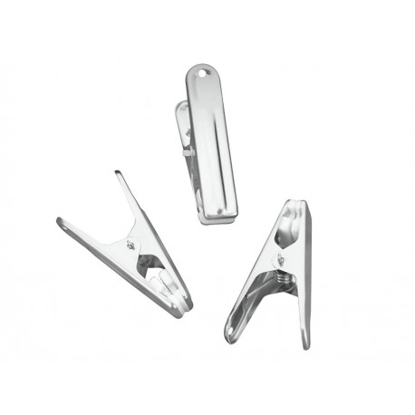 Metaltex Juego de Pinzas para Ropa 12 Piezas Acero-ComercializadoraZeus- 1020107282