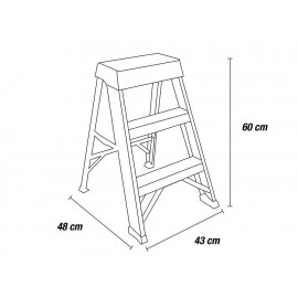 Escalera de tijera doble Werner 150BMX acero-ComercializadoraZeus- 1041066233