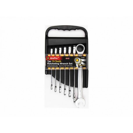 Ampro Juego de Llaves Combinadas de Matraca T44290-ComercializadoraZeus- 1024807912